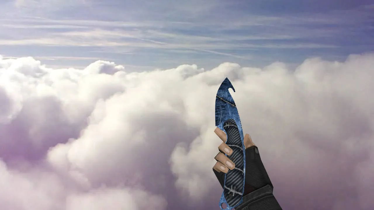 Нож Gut Knife Vibranium v_ в CS 1.6: звуковое сопровождение, анимация осмотра, текстуры, конфигурация и монтаж - скриншот 1