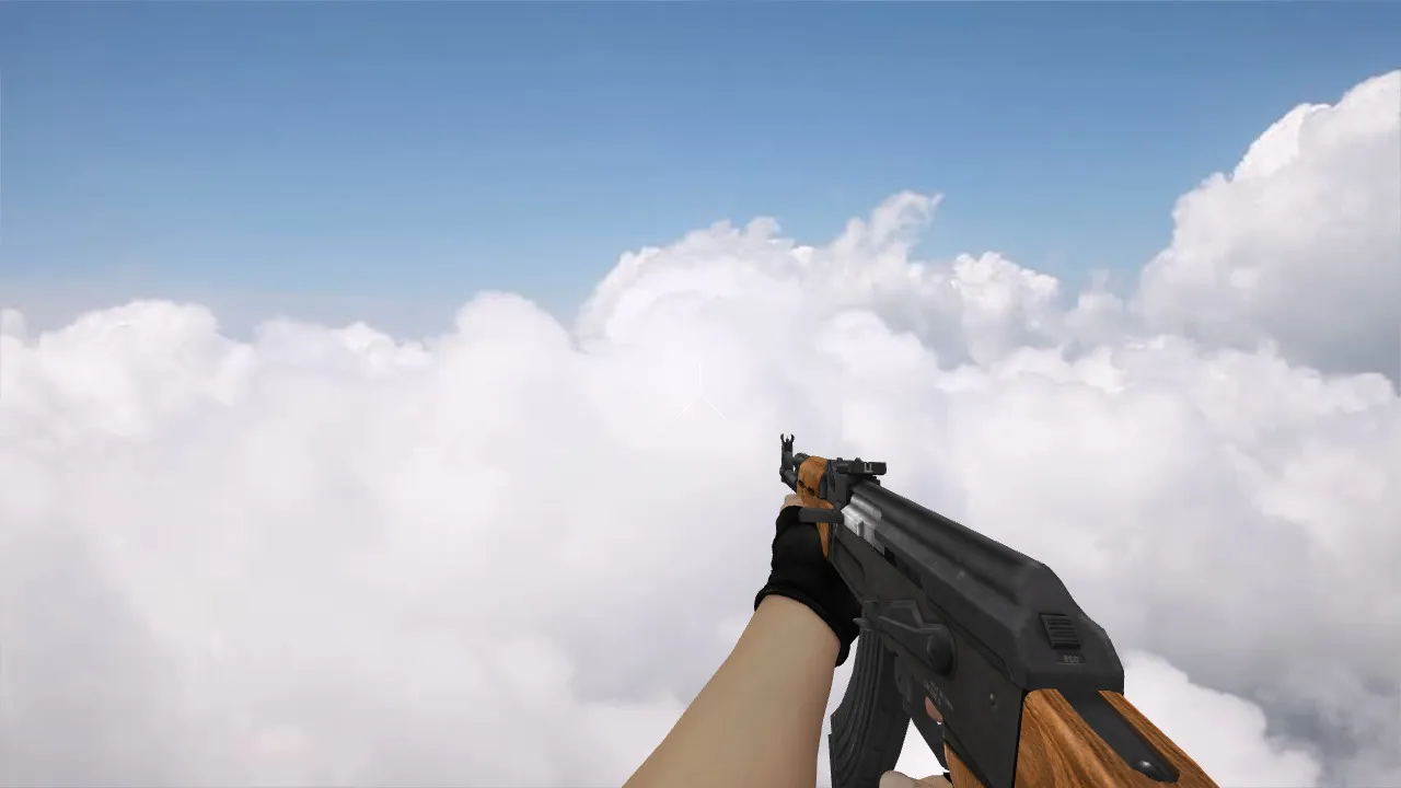 Модель «Classic-Offensive AK-47» (v_ и p_ модели) для CS 1.6: звуки, осмотр, текстуры - скриншот 4