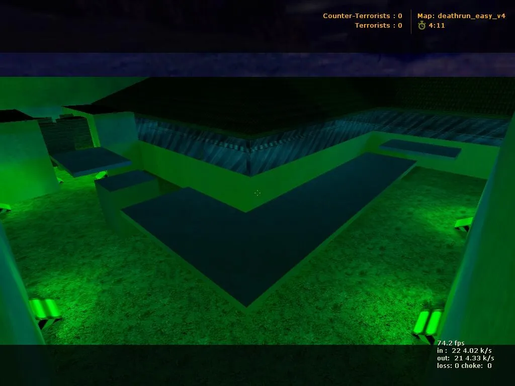 deathrun_easy_v4 для CS 1.6: точки, боты по .nav, оптимизация карты и запуск без подмен - скриншот 4