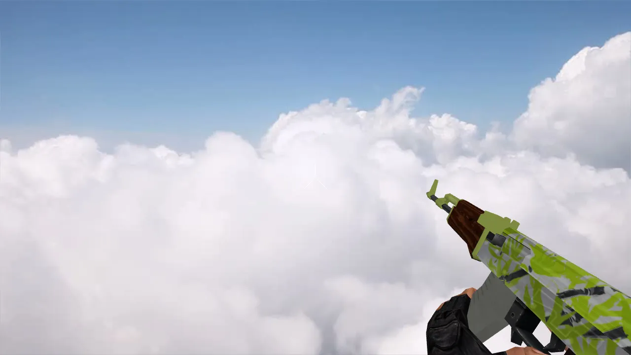 Модель v_ak47 «Стандартный АК-47 Гидропоника» для CS 1.6: p_ и w_ модели, звуки, анимация осмотра - скриншот 2