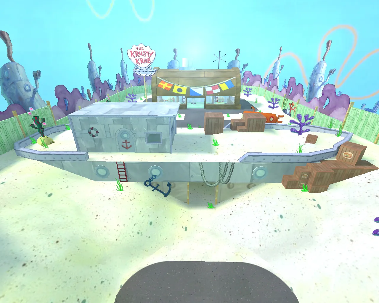 Карта cs_krustykrab для CS 1.6: тактические позиции, баланс, оптимизация и .nav для ботов - скриншот 2