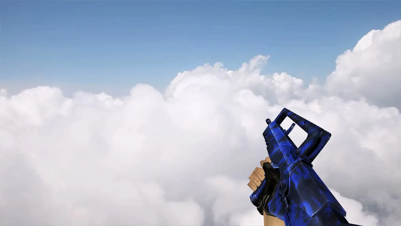 Модель Default Famas Blue Tiger для CS 1.6: Загрузка и установка - скриншот 2