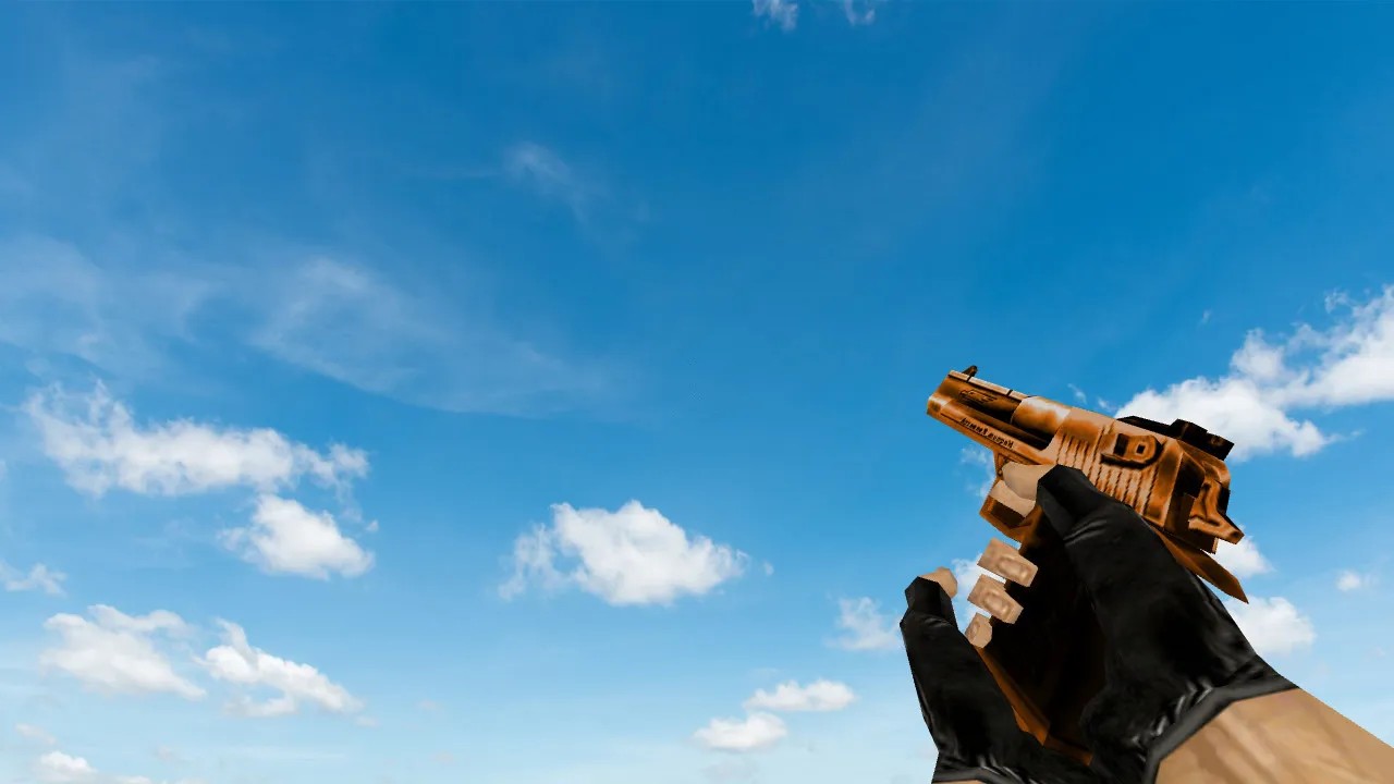 Модель Default Deagle Bronze для CS 1.6 - Удачная замена стандартной модели — скриншот 2