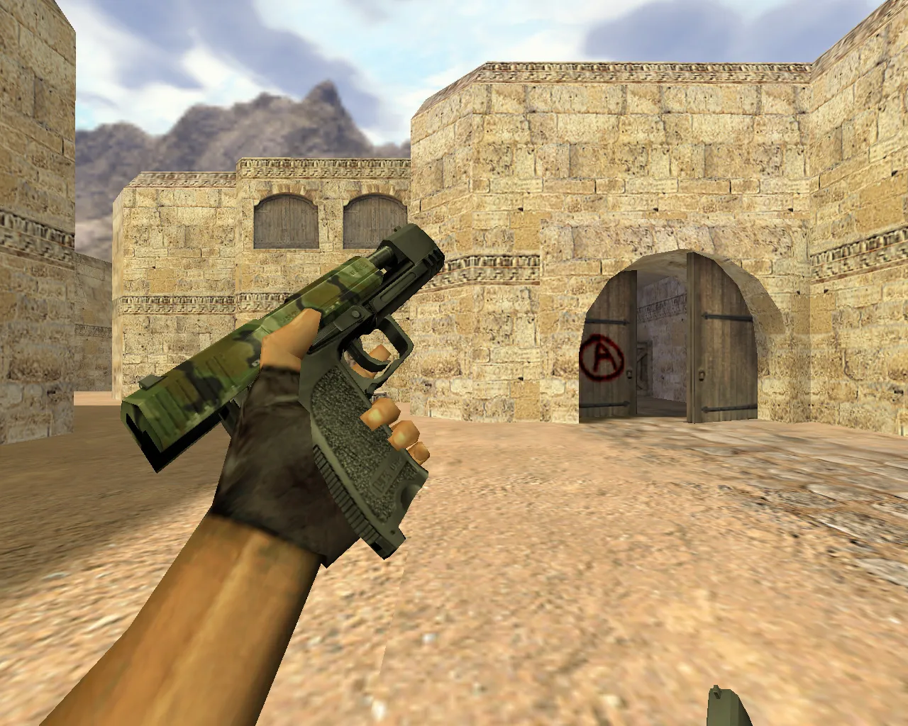 Модель «Два USP Камуфляж» для CS 1.6: Четкая и стильная — скриншот 3