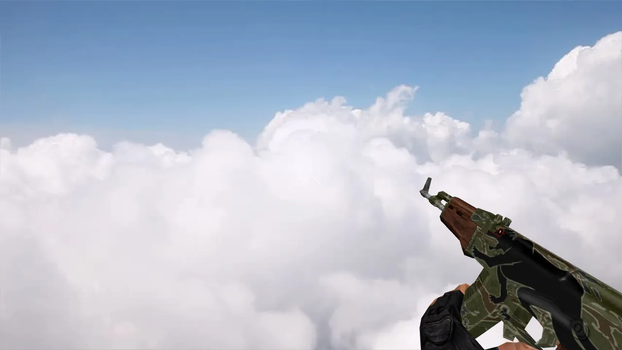 Модель Стандартный АК-47 «Ягуар» v_ p_ w_ для CS 1.6: звуки, анимация осмотра, текстуры и сборка — скриншот 2