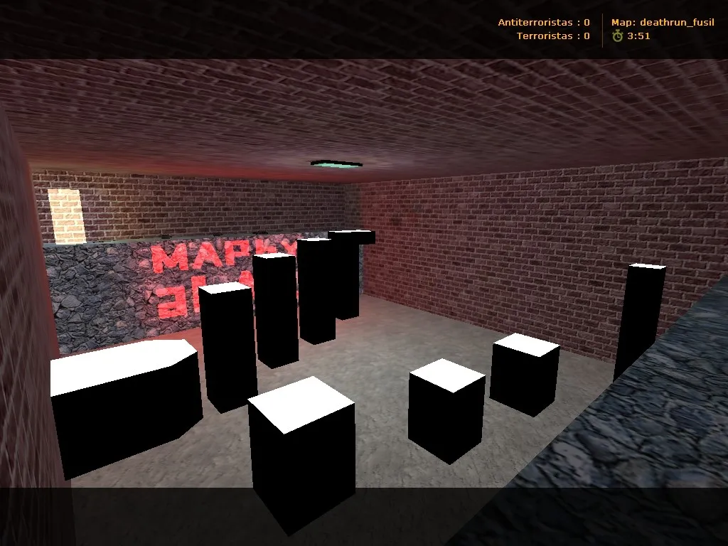 Карта deathrun_fusil для CS 1.6: ловушки, раунды и навигация ботов, баланс сторон и оптимизация - скриншот 4