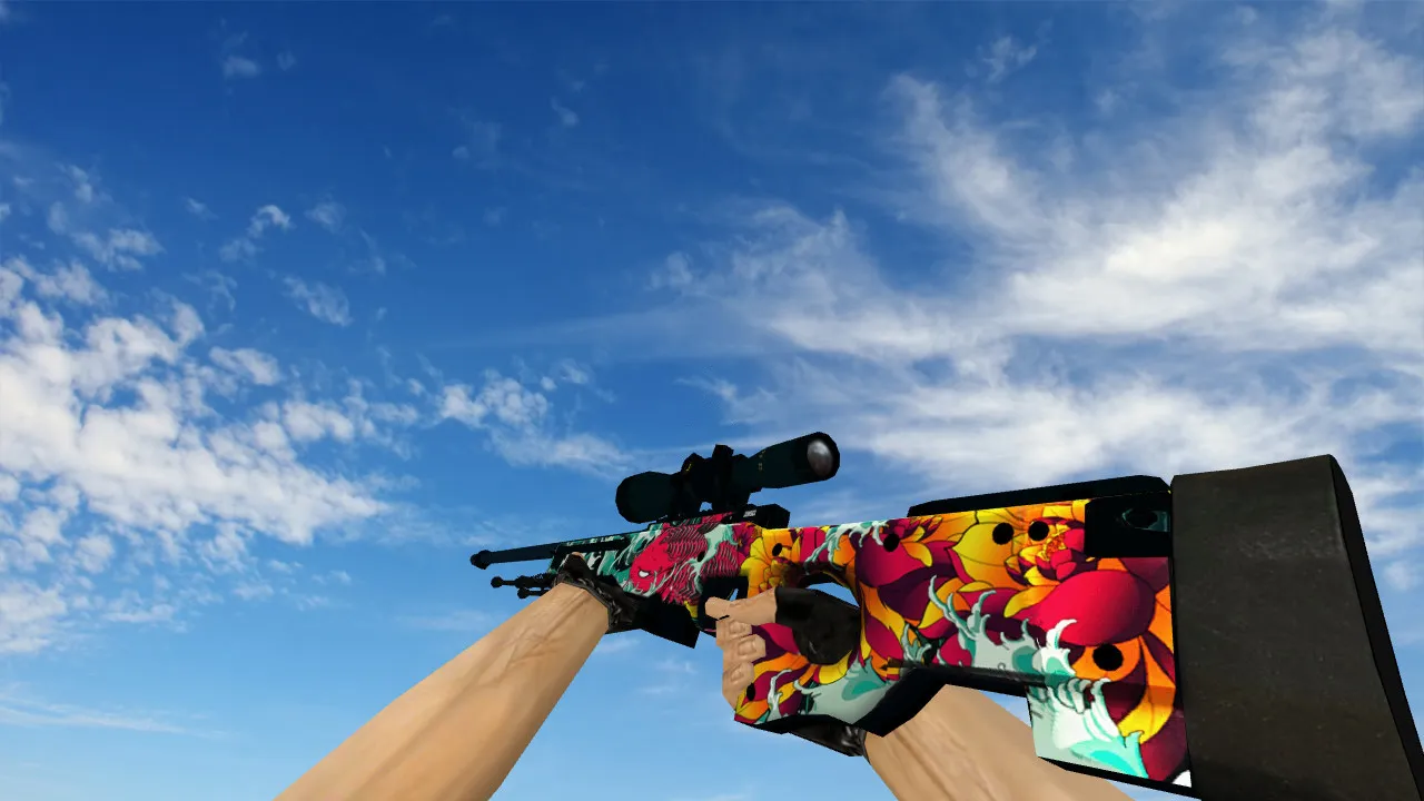 Модель «AWP Jinsei» для CS 1.6: качественные текстуры и анимации - скриншот 1