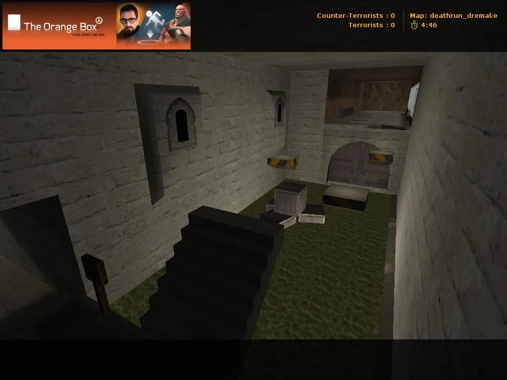 deathrun_dremake для CS 1.6: тактические точки, .nav для ботов и оптимизация карты - скриншот 2