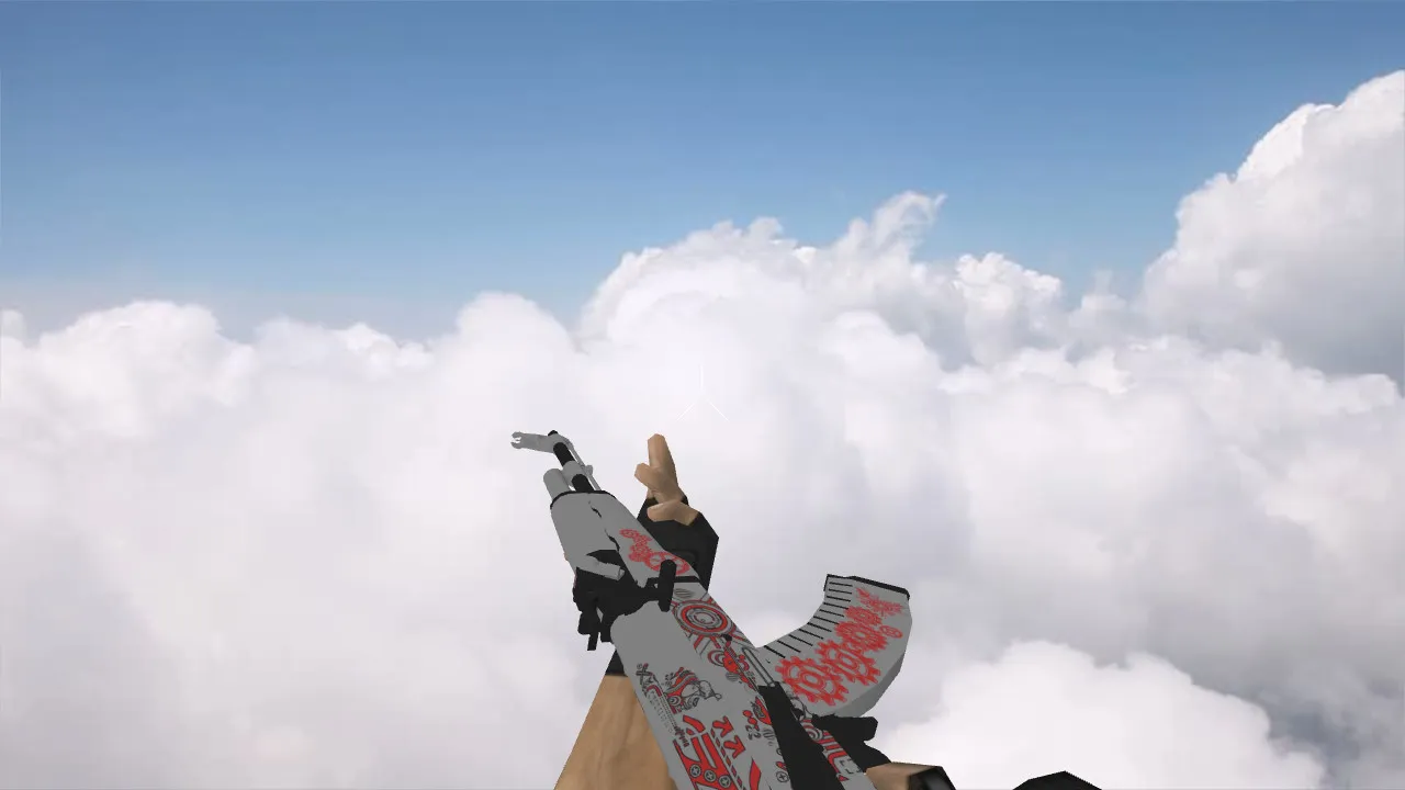 Модель АК-47 Gear для CS 1.6 - Оружие с уникальным дизайном - скриншот 3
