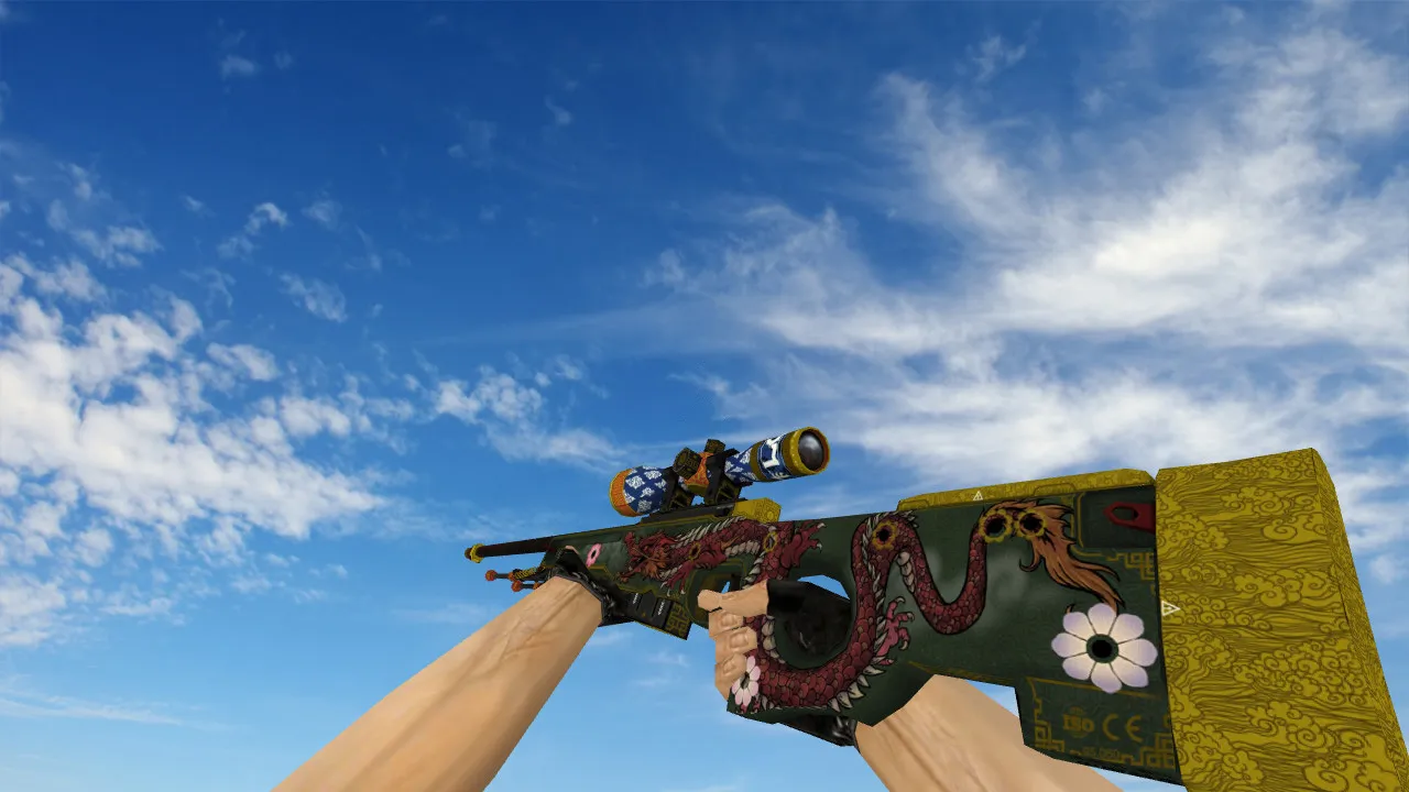 Модель AWP Longun для CS 1.6 - Качественная замена - скриншот 1