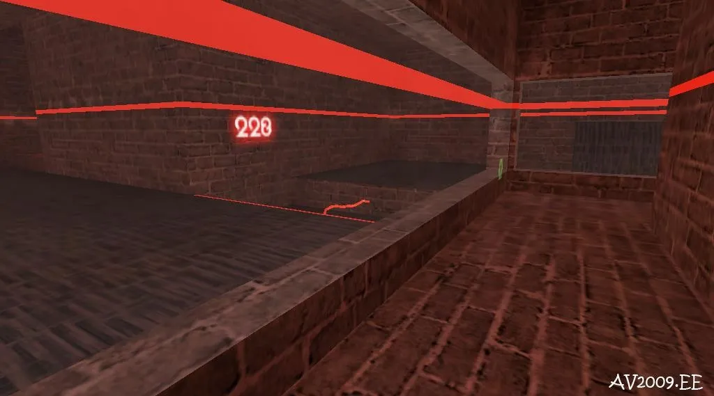 deathrun_av2009_f для CS 1.6 - Deathrun карта с раундами, точками и ботами - скриншот 3