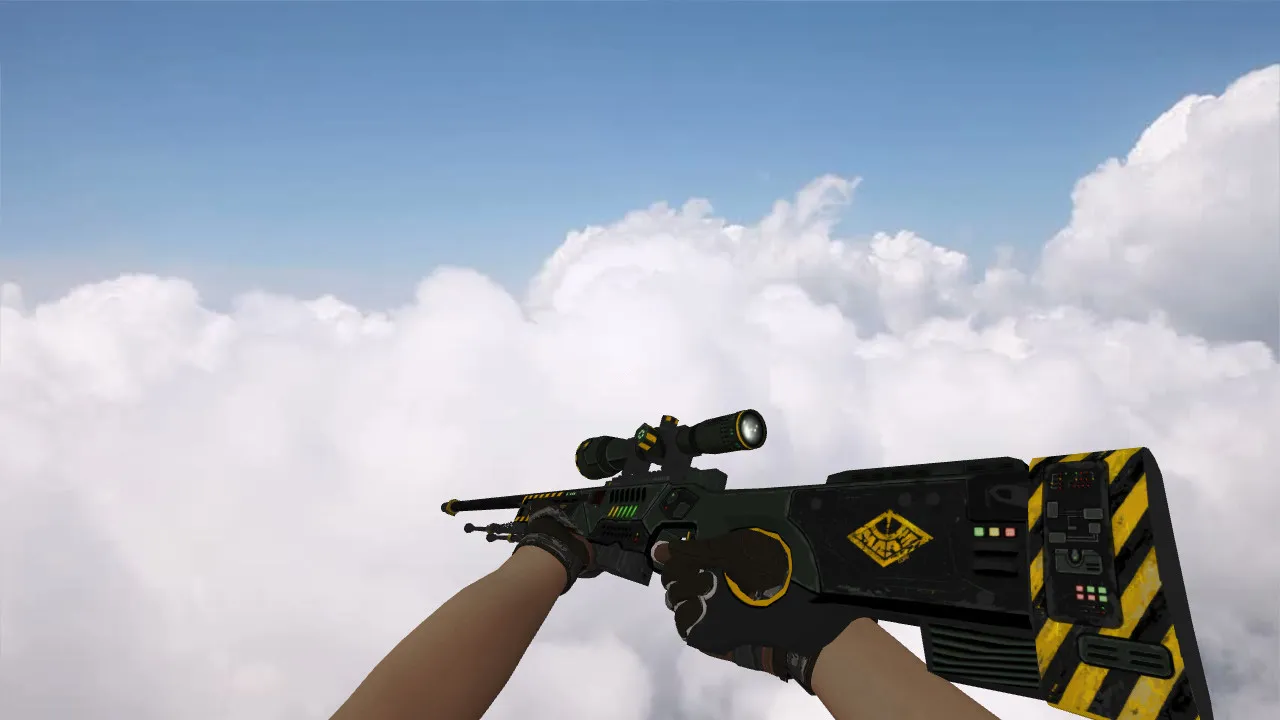 Модель AWP Phobos v2 для CS 1.6: Качество и уникальность - скриншот 1