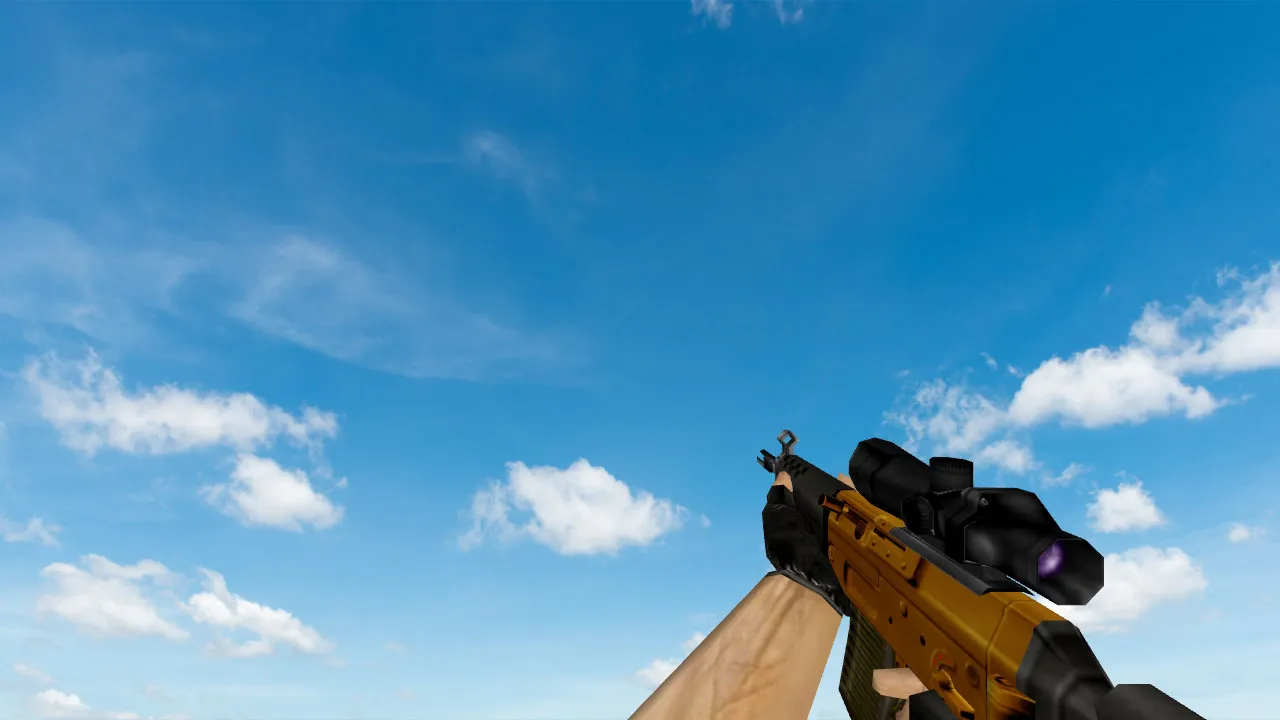 Пак моделей оружия «Gold Weapons Pack V3» для CS 1.6: v_ p_ w_ модели, звуки, анимация осмотра - скриншот 23