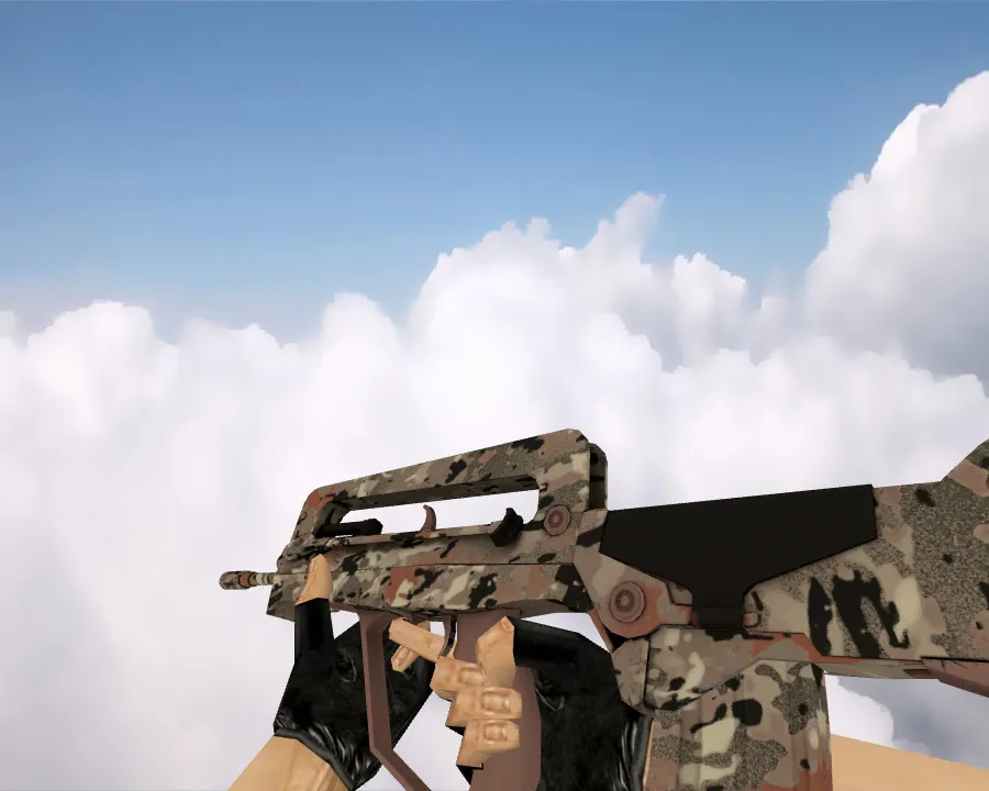 FAMAS | Калифорнийский камуфляж (CaliCamo) для CS 1.6 - Модели оружия - скриншот 1