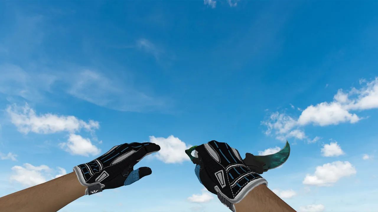 Модель «Karambit Gamma Doppler Phase 3» для CS 1.6: v_ и p_ модели, звуки, анимация осмотра - скриншот 2