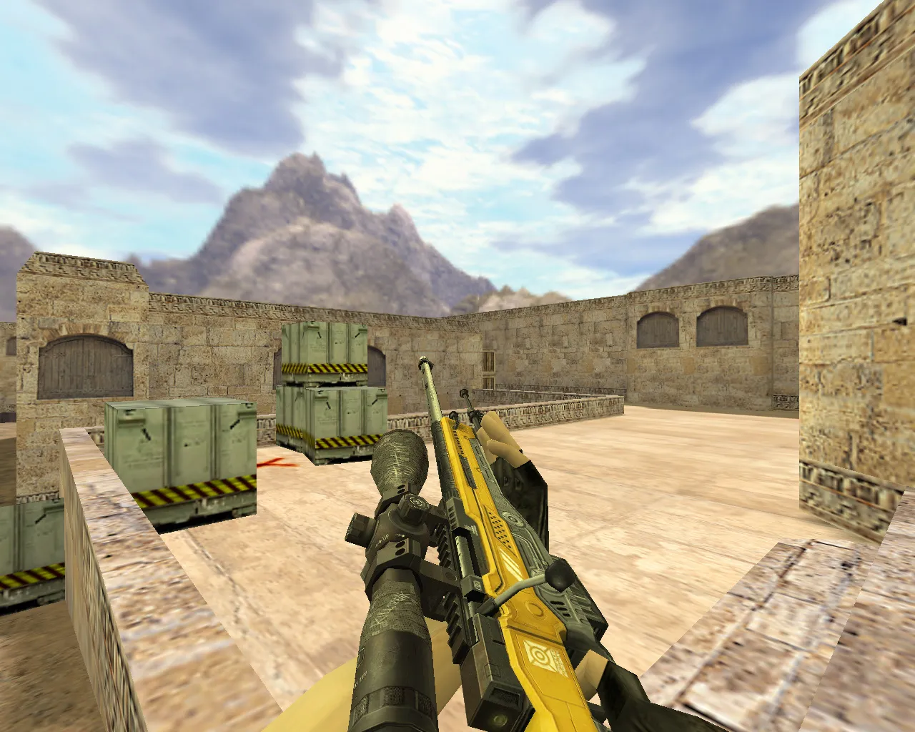 Модель AWP Уничтожитель Желтый для CS 1.6 - Скачать и Установить - скриншот 2