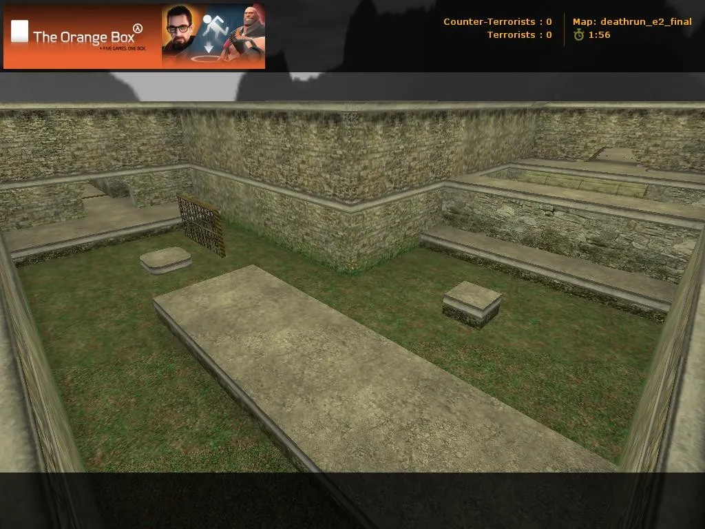 deathrun_e2_final для CS 1.6: тактика, точки, .nav для ботов и оптимизация карты - скриншот 4