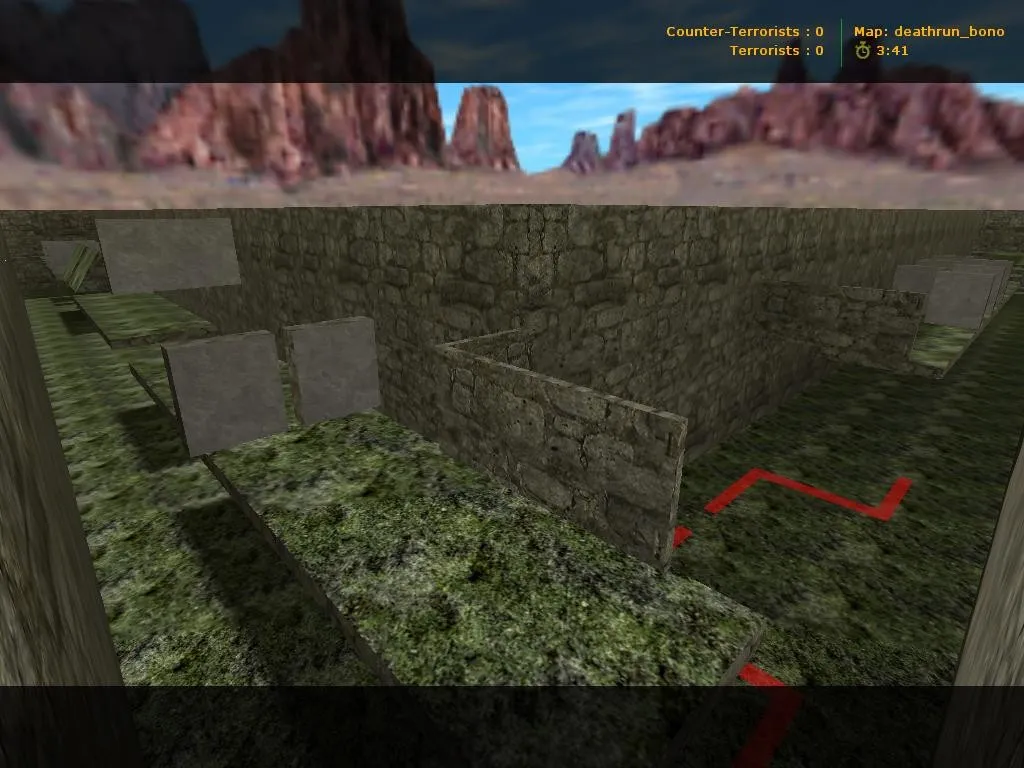 Карта deathrun_bono для CS 1.6: тактика, точки, .nav, оптимизация и настройка сервера - скриншот 2