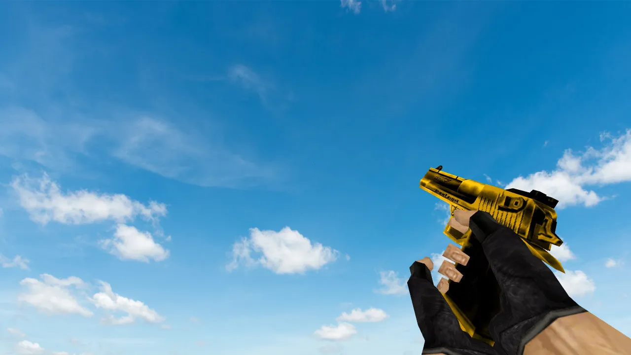 Модель Default Deagle Dark Gold для CS 1.6 - Классика в новом исполнении - скриншот 2