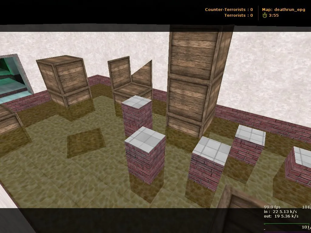 Карта deathrun_epg для CS 1.6: баланс команд, ключевые точки, .nav для ботов и оптимизация wpoly/epoly - скриншот 7