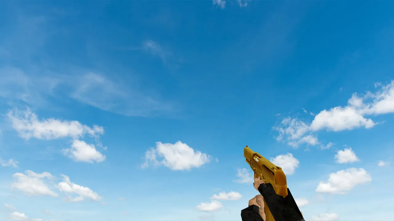 Пак моделей оружия «Gold Weapons Pack V3» для CS 1.6: v_ p_ w_ модели, звуки, анимация осмотра - скриншот 8