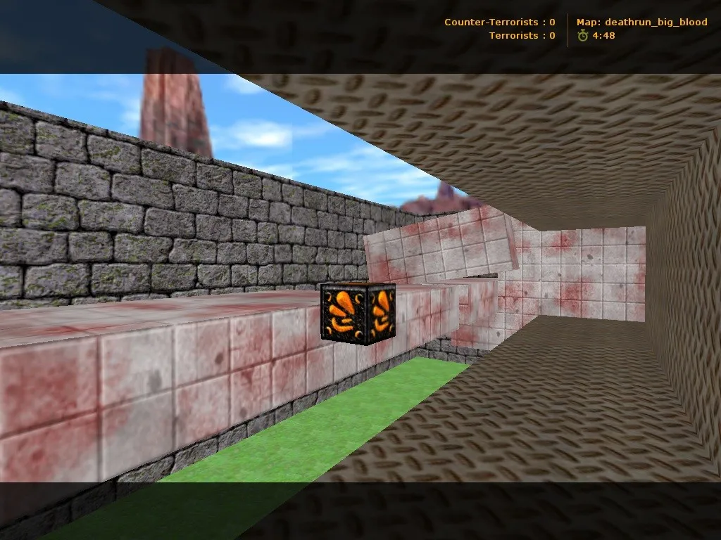 deathrun_big_blood для CS 1.6: карта deathrun, точки, маршруты и настройка под стабильный FPS - скриншот 3