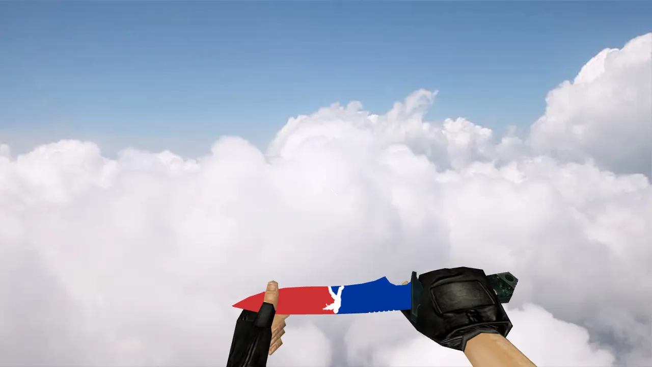 Модель «Default Knife RB» для CS 1.6: v_, p_, w_ ножа, звуки и анимация осмотра - скриншот 2
