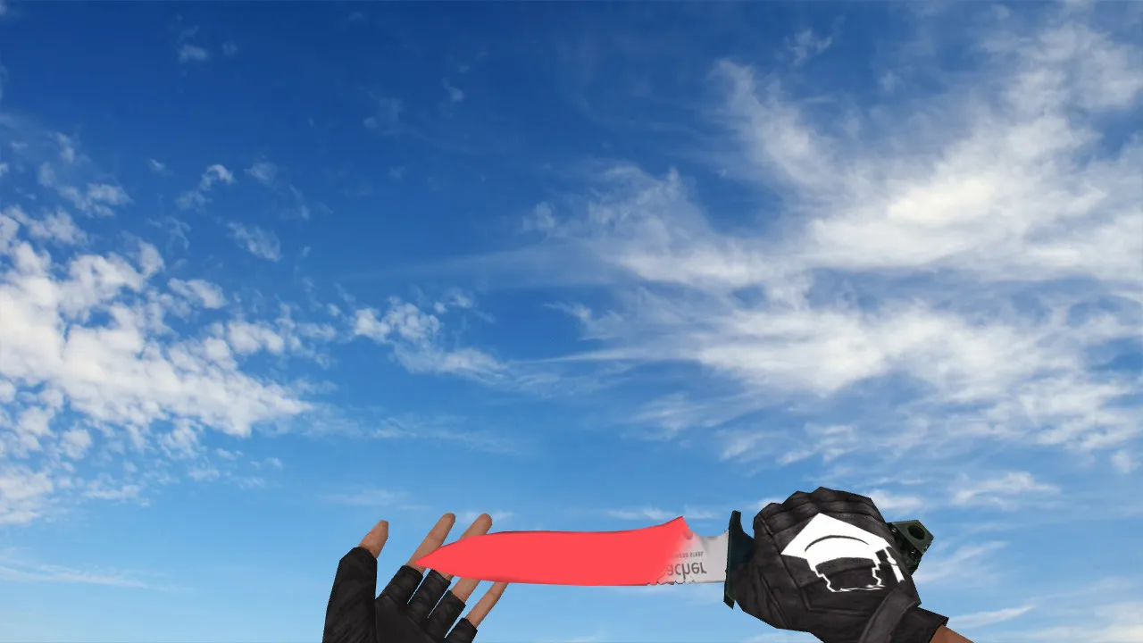 Модель «Knife 1000 Degree» (v_ / p_ / w_) для CS 1.6: звуки, анимация осмотра, качество текстур - скриншот 2