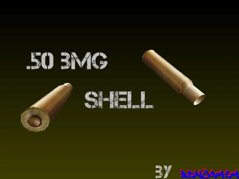 Модель «.50 Shell» для CS 1.6: v_/p_/w_ гильза, звуки, анимация осмотра и качество текстур - скриншот 3