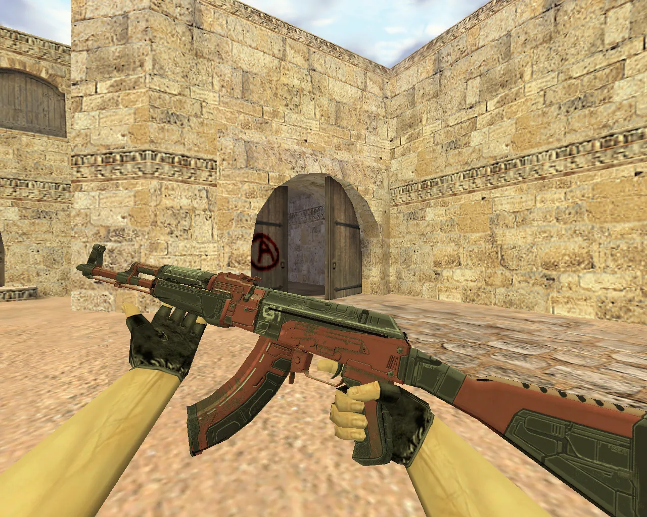 Модель AK-47 Orbit Mk01 для CS 1.6 — Качество и Стиль - скриншот 1