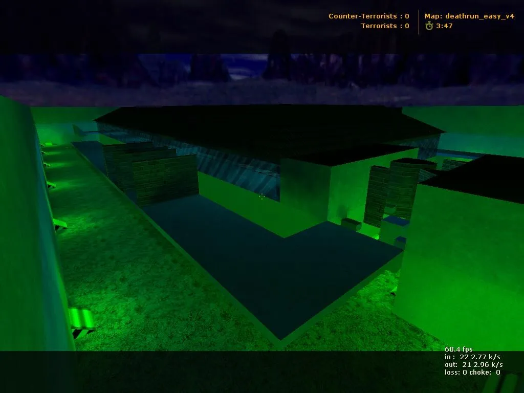 deathrun_easy_v4 для CS 1.6: точки, боты по .nav, оптимизация карты и запуск без подмен - скриншот 1