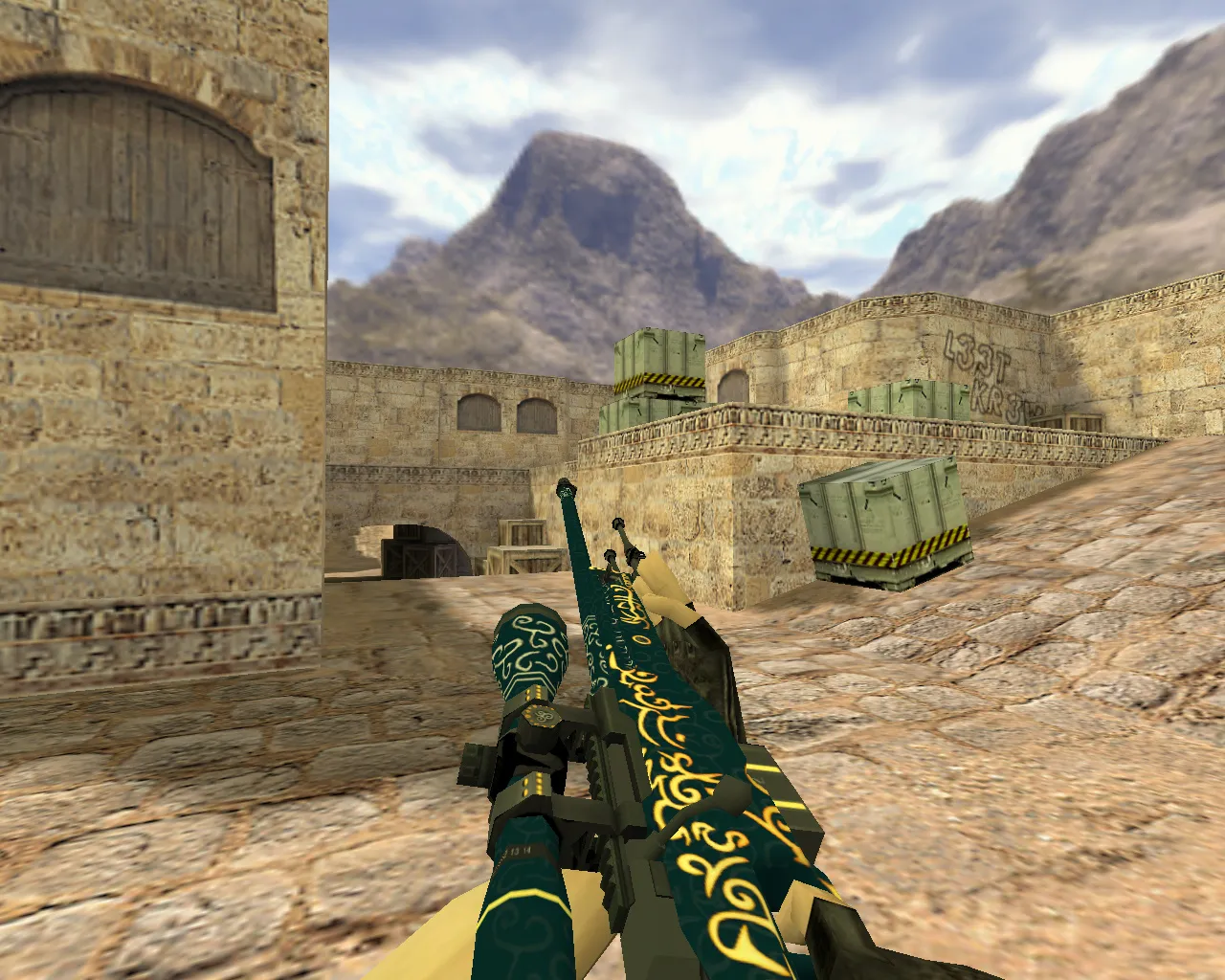 Модель AWP Вавилон для CS 1.6 - Уникальная и качественная - скриншот 2