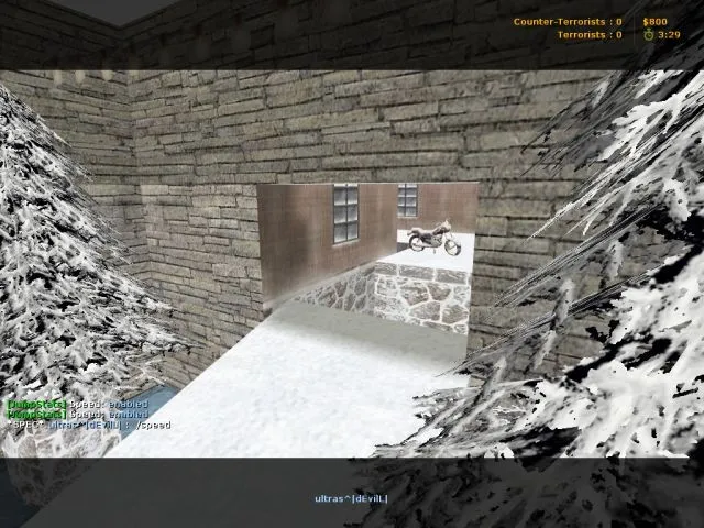 deathrun_alleywinter для CS 1.6: тактики за Т/КТ, точки, навигация ботов и оптимизация карты - скриншот 3