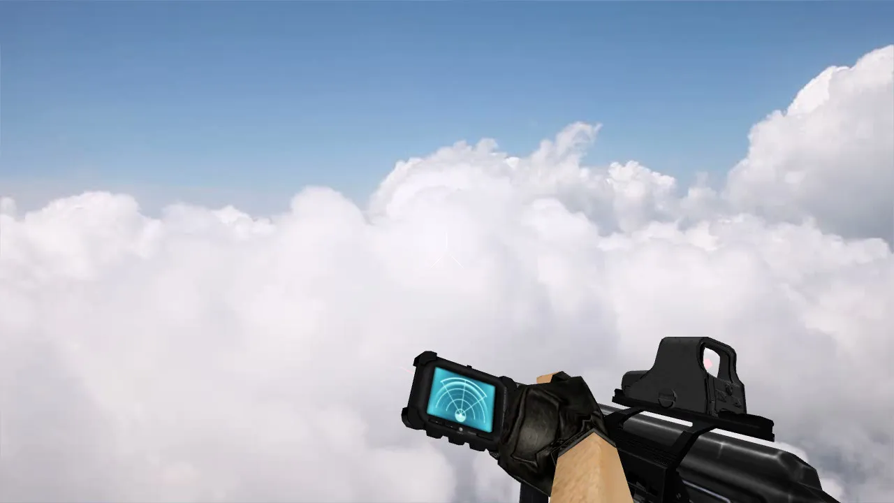 Модель AK-47 Modern Soldier для CS 1.6 - Оптимизированные детали - скриншот 3