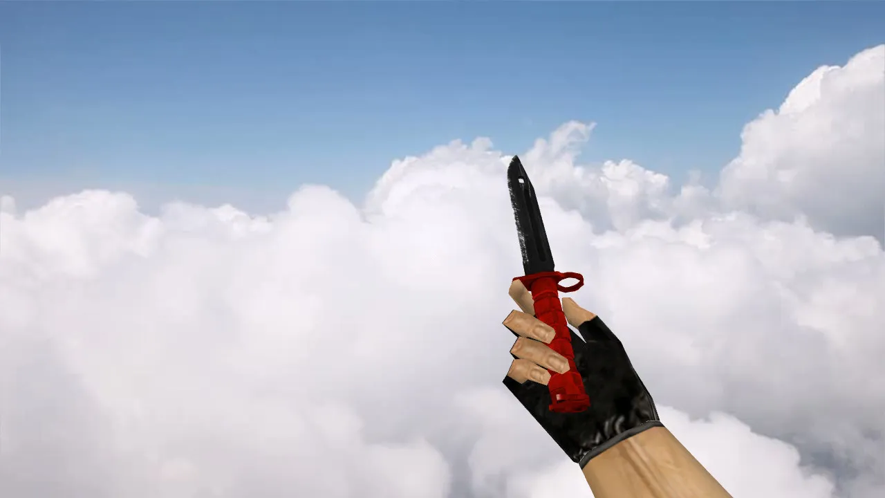 Модель ножа v_ Bayonet Nitro + p_ и w_ для CS 1.6: звуки, анимация осмотра, текстуры - скриншот 1