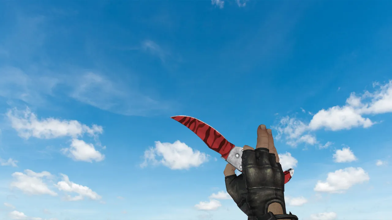 Модель ножа Фальшион «Убийство» для CS 1.6: v_, p_, w_ модели, звуки, анимация осмотра - скриншот 2