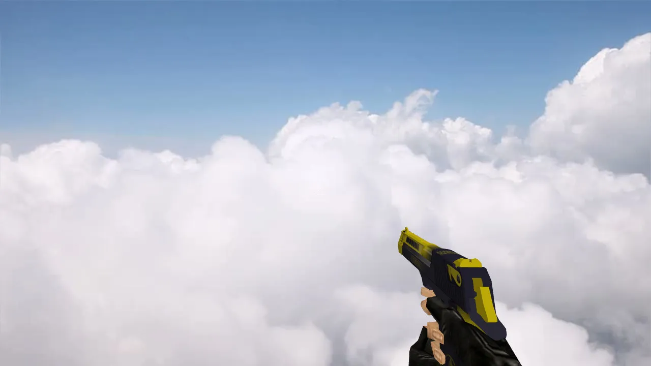 Модель «Deagle Fractal» для CS 1.6 - оружие с особым оформлением - скриншот 1