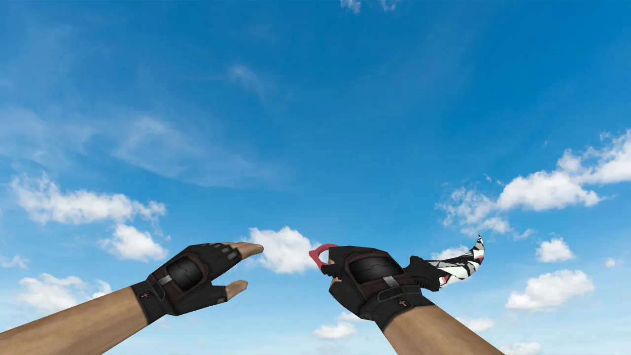Модель «Karambit Gratis» для CS 1.6: v_ p_ w_ модели, звуки, анимация осмотра и текстуры - скриншот 2