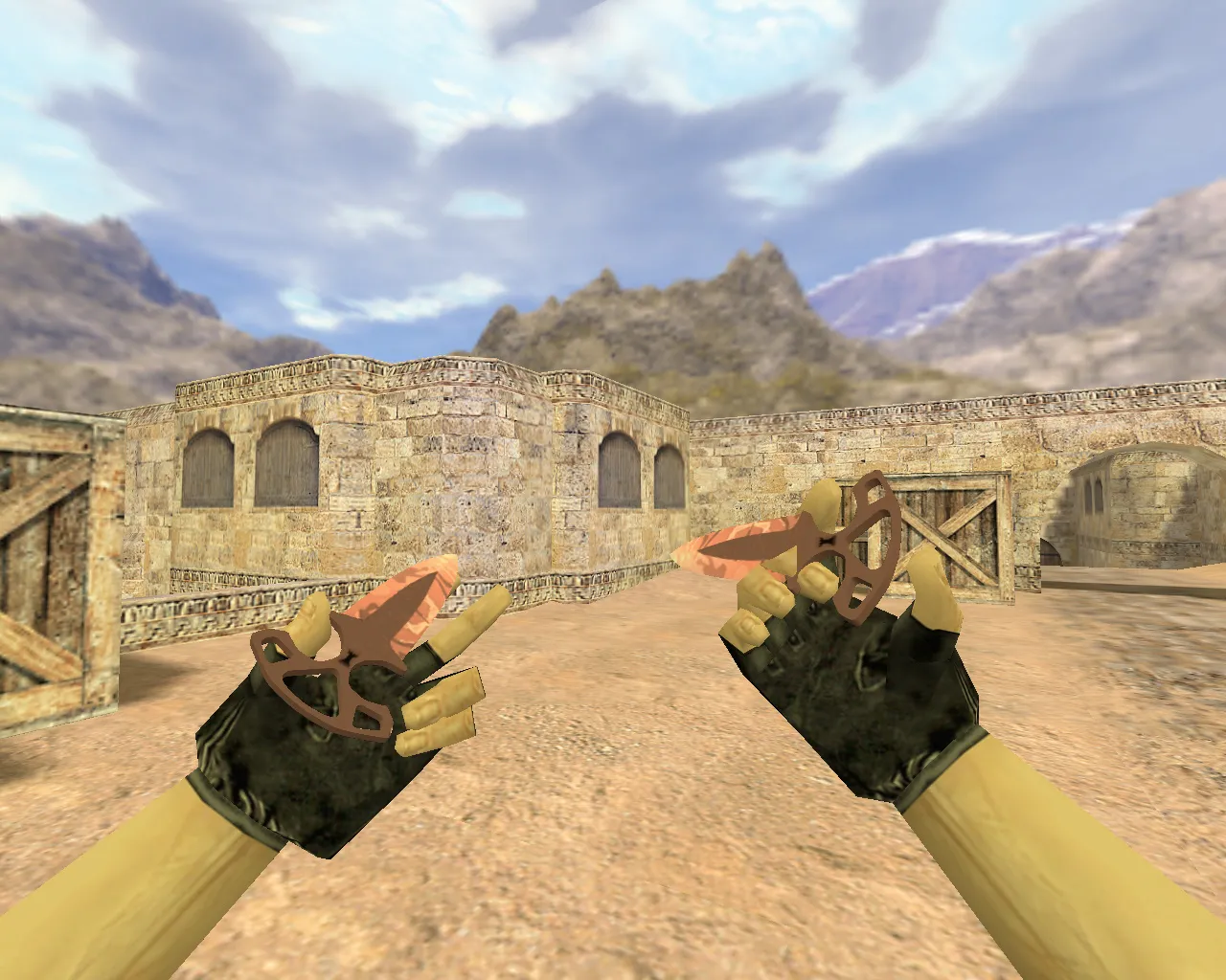 Модель «Тычковые ножи Убийство» v_knife для CS 1.6: анимация осмотра, звук, текстуры, настройка - скриншот 1
