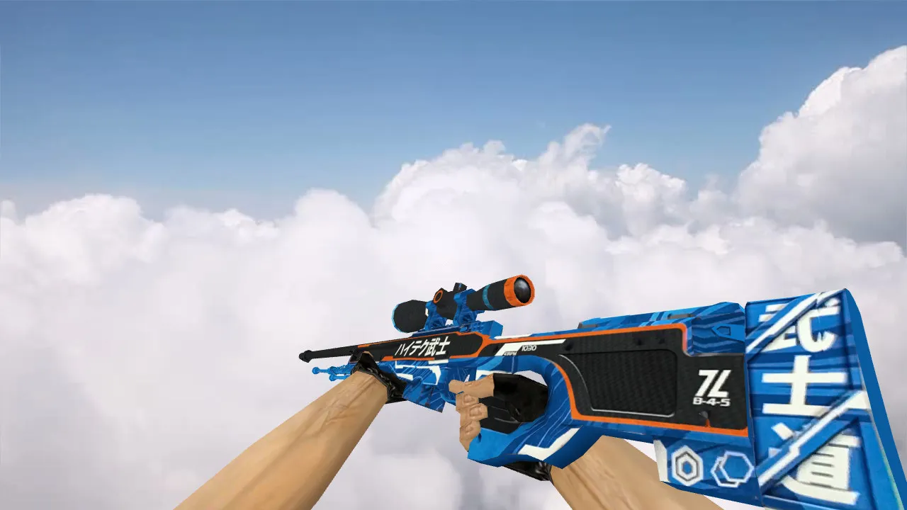 Модель AWP Ronin Evolved для CS 1.6 - Оружие с уникальным дизайном - скриншот 1