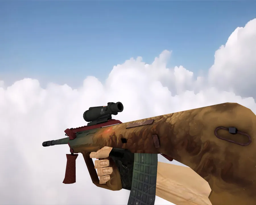 AUG | Песчаная буря (Sand Storm) для CS 1.6 — уникальный скин - скриншот 1