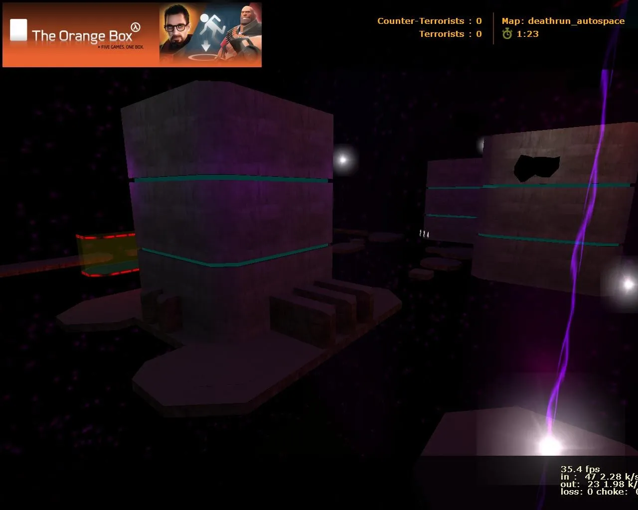 deathrun_autospace_beta1 для CS 1.6: карта deathrun, точки, боты (.nav), оптимизация wpoly/epoly - скриншот 3