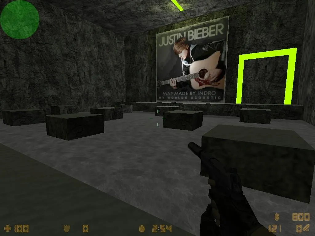 deathrun_bieber_f для CS 1.6 - тактика за Т и КТ, точки, bhop-переходы, .nav и оптимизация карты - скриншот 2