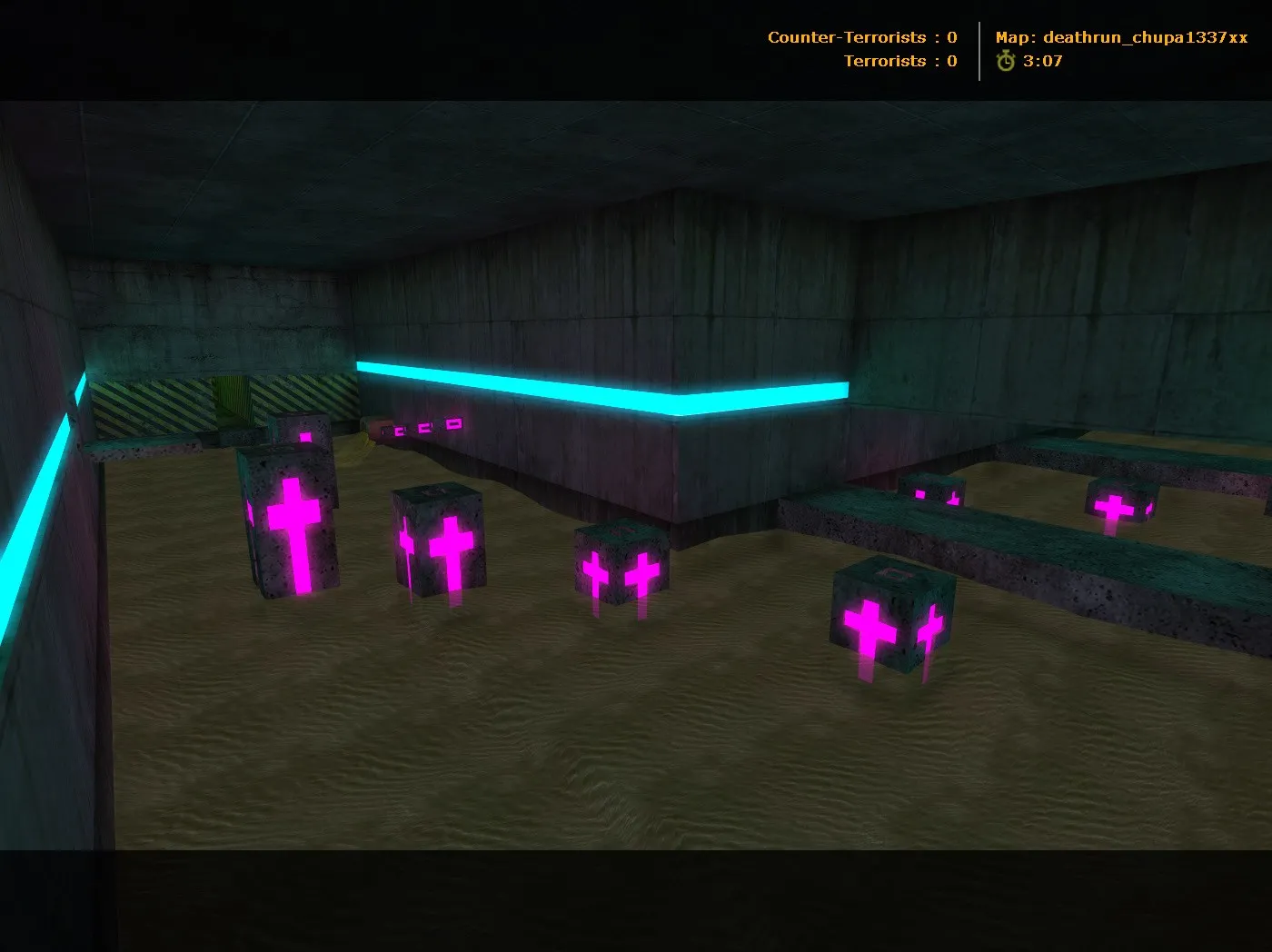 deathrun_chupa1337xx для CS 1.6: Deathrun-локация, точки, ловушки, .nav и производительность - скриншот 4