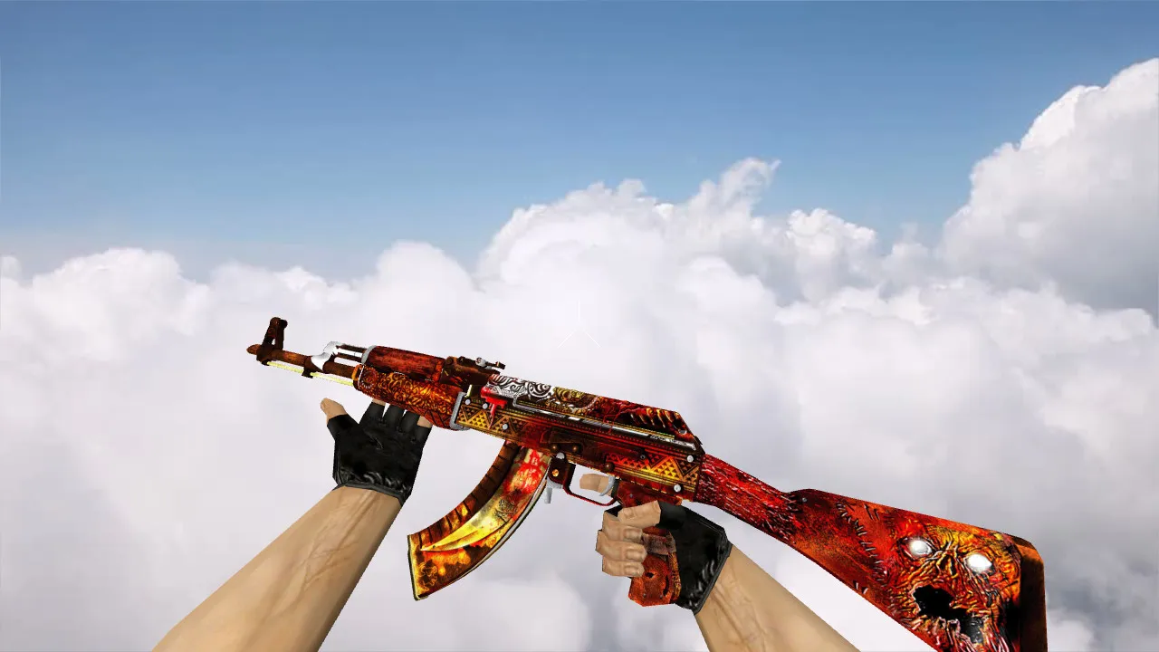 Модель «AK-47 Cannibal» для CS 1.6 - детальное описание — скриншот 1