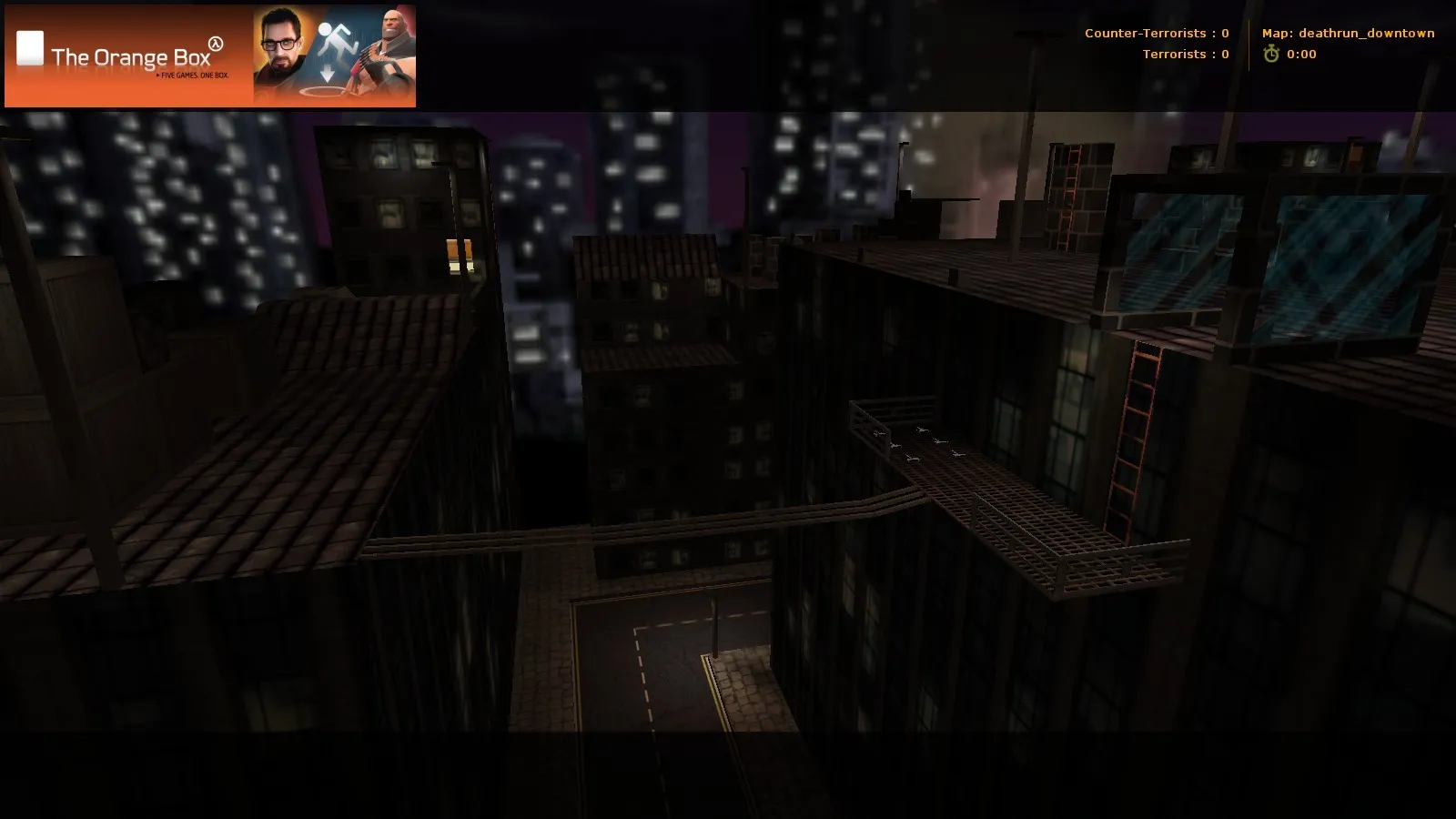 Карта deathrun_downtown для CS 1.6: deathrun, раунды с ловушками и тактика для CT/T - скриншот 3