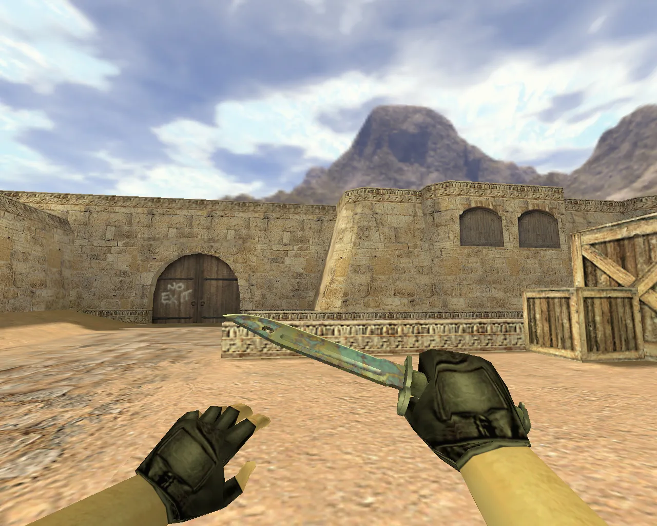 Нож «Штык-нож Поверхностная закалка» v_knife_p, p_knife_p, w_knife_p для CS 1.6: звуки, анимации осмотра, текстуры — скриншот 3