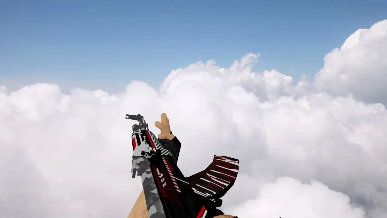 Модель AK-47 Military Carbon для CS 1.6 - Уникальный стиль и качество — скриншот 3