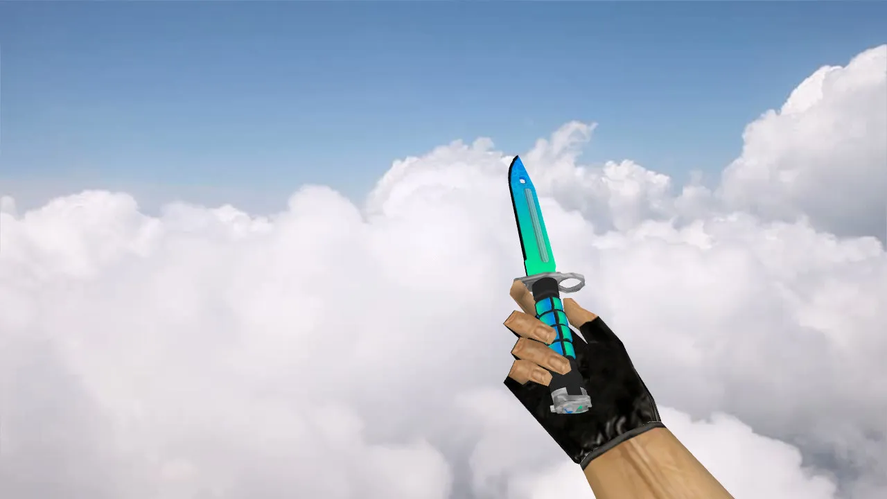 Модель ножа «Bayonet Momentum» для CS 1.6: v_, p_, w_ модели, звук, анимация осмотра и качество текстур - скриншот 1