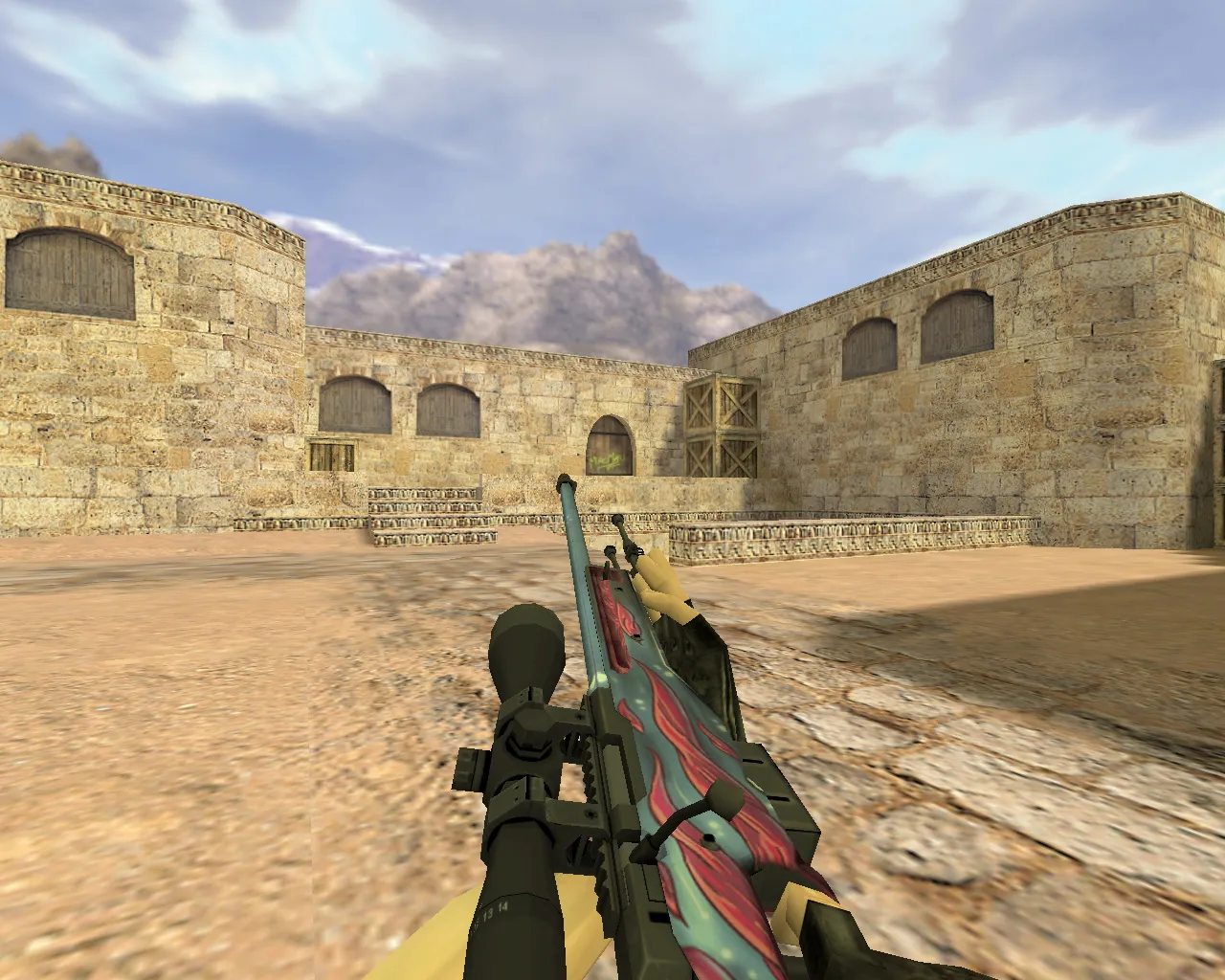 Модель «AWP Щупальца» для CS 1.6 - Уникальный скин для снайперов — скриншот 2